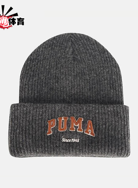 Puma/彪马正品2025年夏季男女运动保暖经典休闲针织帽027233-01