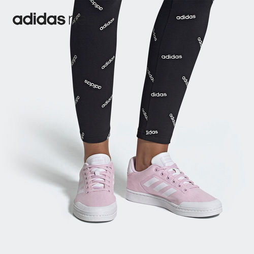 Adidas/阿迪达斯正品NEO男女时尚系带低帮运动休闲鞋 F34652