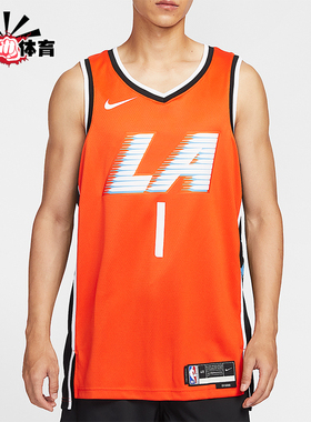 Nike/耐克正品2025男士运动V领套头无袖篮球背心T恤HM5984-820