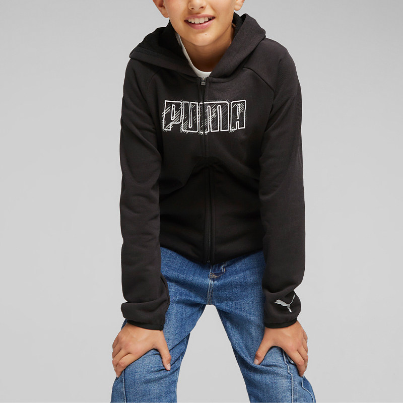 Puma/彪马正品ACTIVE SPORTS儿童运动休闲连帽外套676291-01,运动服/休闲服装,运动茄克/外套,淘宝优惠券,粉丝福利购,淘宝优惠卷