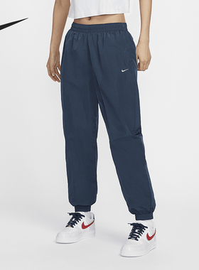Nike/耐克正品当季新款女士透气简约休闲梭织长裤FV7669-478