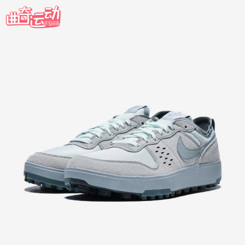 Nike/耐克正品C1TY新款男灰色低帮麂皮网布经典板鞋FZ3863-019