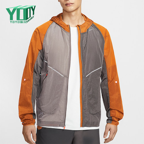 Nike/耐克正品2025男士印花拼接梭织运动耐穿跑步外套IM9662-289