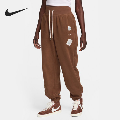 Nike/耐克正品秋季新款女士宽松休闲运动针织长裤FD5502-259