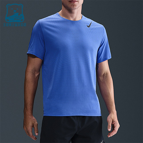 Nike/耐克正品男士圆领舒适休闲运动透气短袖T恤HJ3377-411