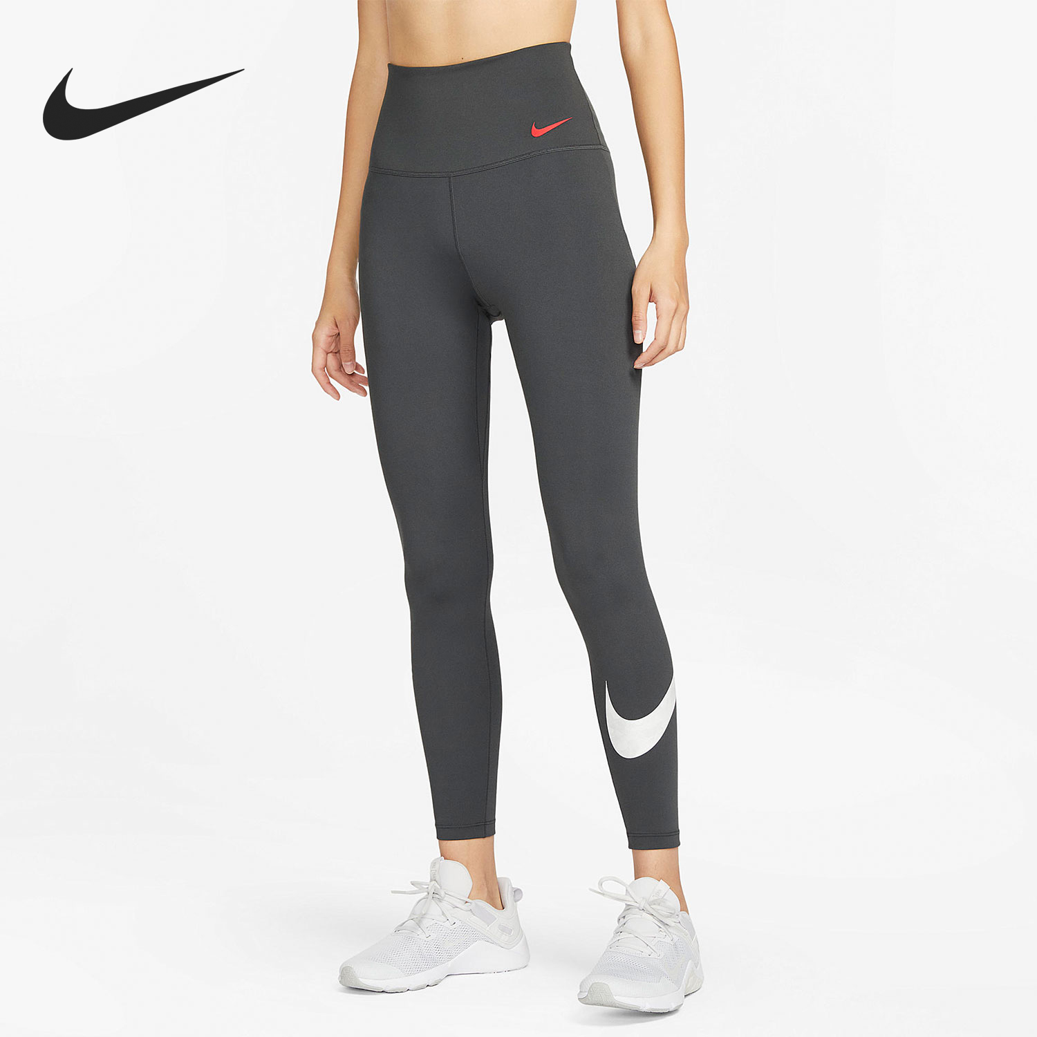 Nike/耐克正品2024新款女士高腰透气训练运动紧身裤FD4071-060