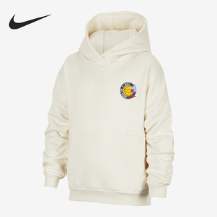 复古简约连帽印花卫衣HV1747 Icon大童美式 110 耐克正品 Nike