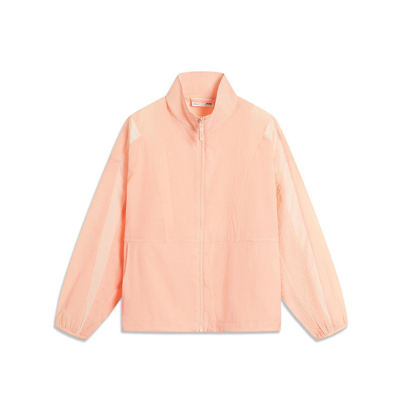 李宁正品运动时尚系列女子宽松休闲梭织立领夹克外套AFDU670-1,运动服/休闲服装,运动茄克/外套,淘宝优惠券,粉丝福利购,淘宝优惠卷