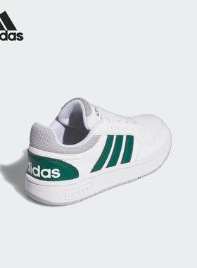 Adidas/阿迪达斯正品TENIS HOOPS儿童轻便透气休闲板鞋IG3830