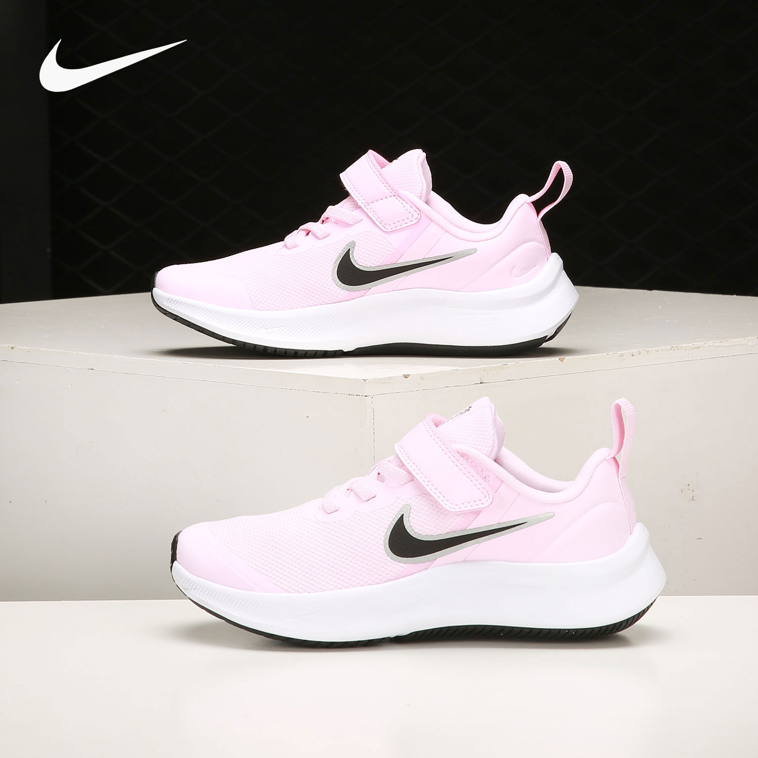 Nike/耐克正品 RUNNER 3 PSV 大童舒适透气运动鞋 DA2777-601