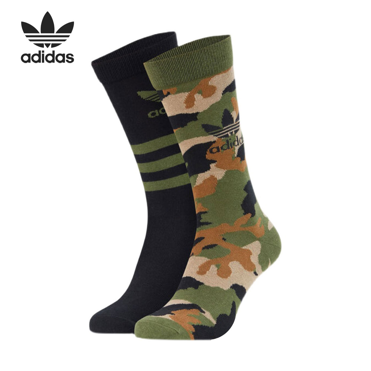 Adidas/阿迪达斯正品三叶草当季新款男女耐磨运动袜GN3092