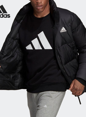 Adidas/阿迪达斯正品冬季新款男子户外运动立领羽绒服GV5350