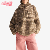 Adidas 女士日常印花运动连帽外套JM3675 款 阿迪达斯正品 2025冬季