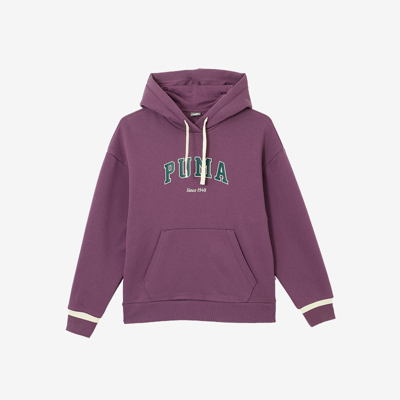 Puma/彪马 正品2024秋男女美式复古连帽时尚印花卫衣688961-49