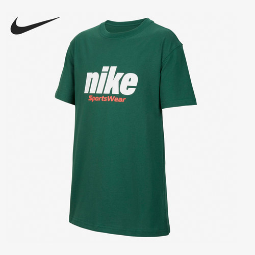 Nike/耐克正品经典大童时尚休闲简约运动短袖T恤HQ1565-341