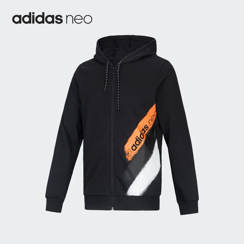 Adidas/阿迪达斯正品Neo男装当季新款运动卫衣连帽套头衫DM4102