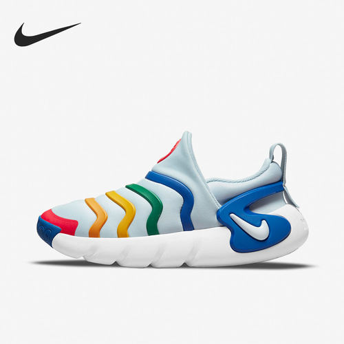 Nike/耐克正品DYNAMO GO儿童毛毛虫一脚蹬休闲鞋DH3437-400