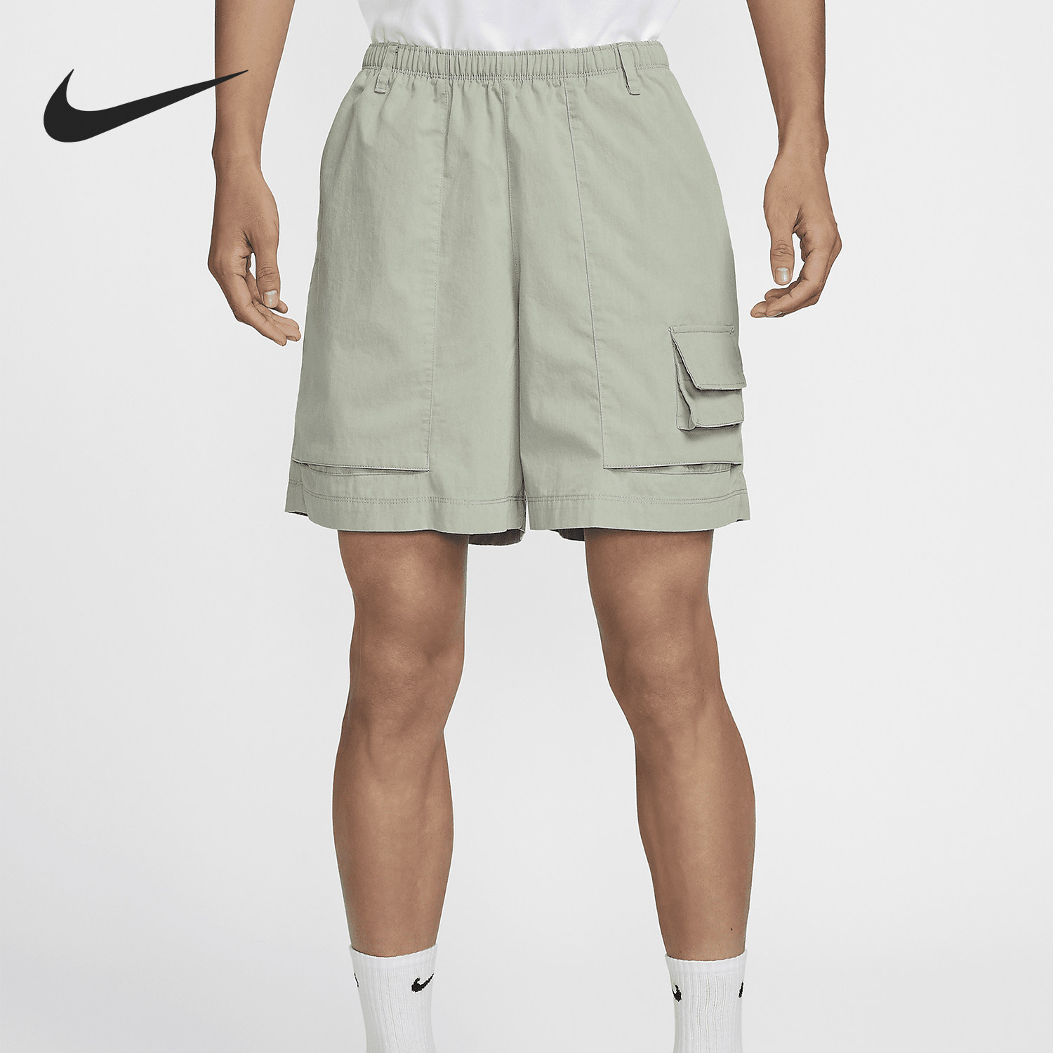 Nike/耐克正品夏季新款男士宽松梭织运动工装短裤FN3217-370 - 实物图