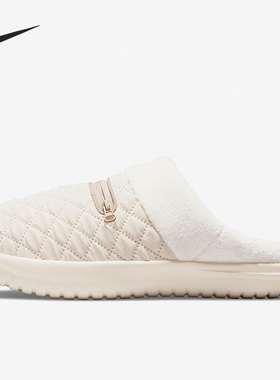 Nike/耐克正品 Burrow 男女舒适保暖运动休闲拖鞋 DQ0666-100