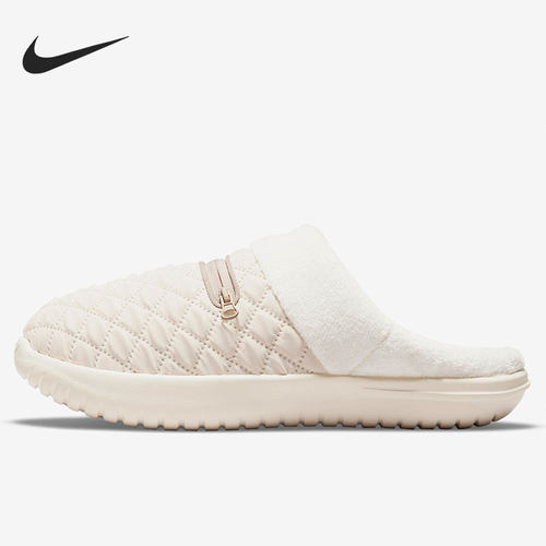 Nike/耐克正品 Burrow 男女舒适保暖运动休闲拖鞋 DQ0666-100