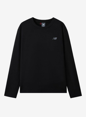 New Balance/NB正品2025新款男女户外休闲运动长袖T恤NDF13021-BK