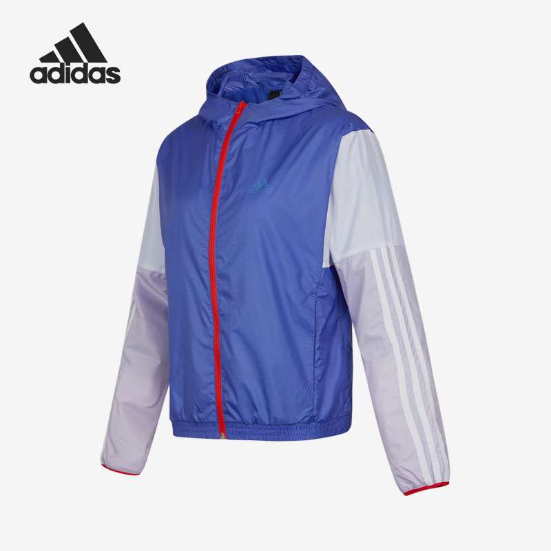 Adidas/阿迪达斯正品当季新款女子休闲运动连帽外套 H09723