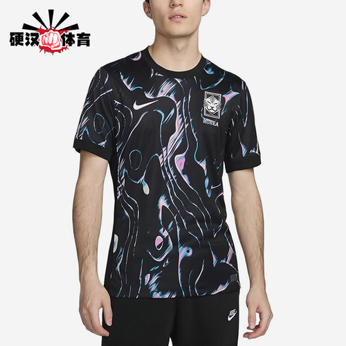Nike/耐克正品Stadium Away男士圆领满印足球套头球衣FJ4281-010