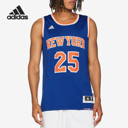 Adidas阿迪达斯正品纽约尼克斯男背心无袖U领运动篮球服CB9702