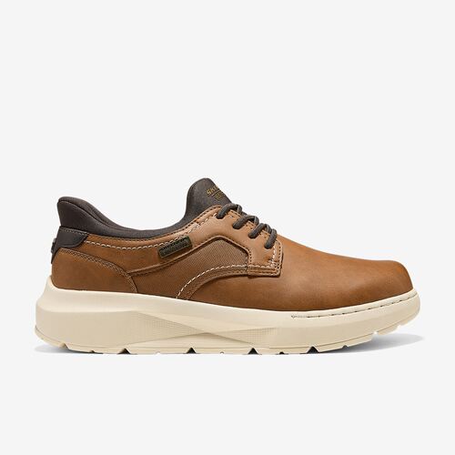 Skechers斯凯奇正品商务男款日常通勤舒适百搭休闲鞋205703-TAN