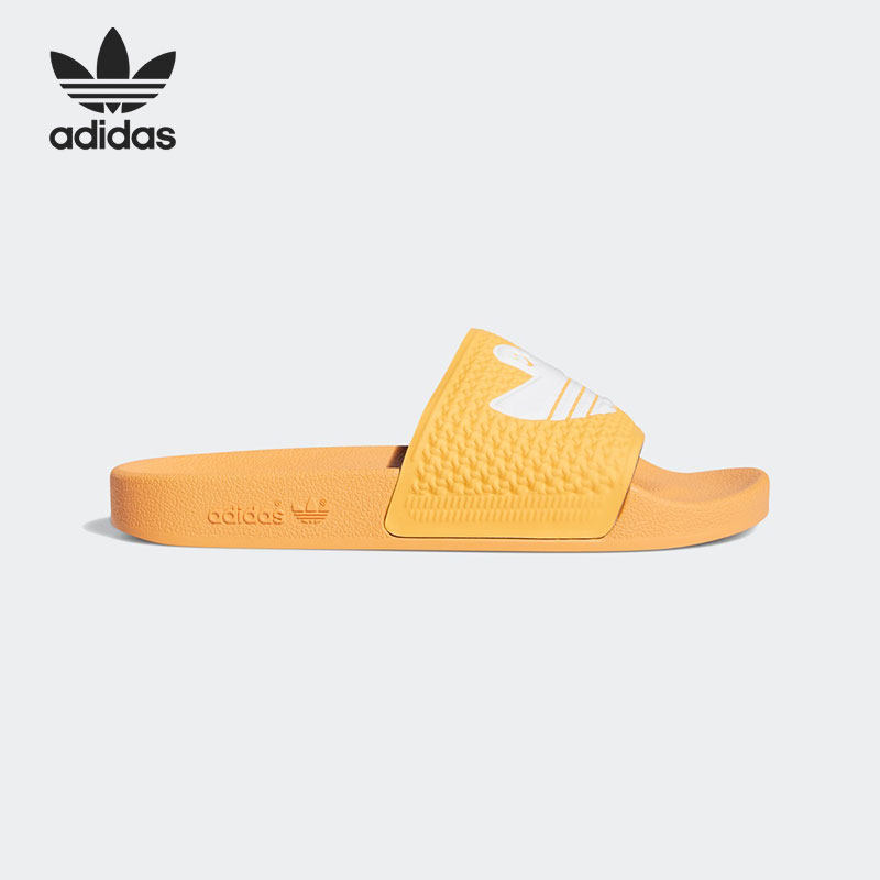 Adidas/阿迪达斯正品三叶草 SHMOOFOIL SLIDE 男女运动拖鞋FY6850