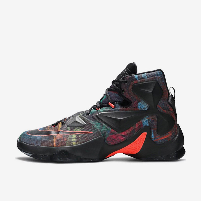 Nike/耐克正品男士圆头系带防滑高帮实战篮球鞋 807219-008