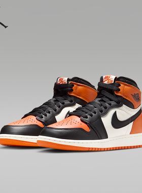 Nike/耐克正品JORDAN GS女子大童经典缓震皮革篮球鞋FD1437-008