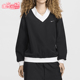 Nike 010 FV7649 耐克正品 Sportswear女士运动V领宽松休闲套头衫