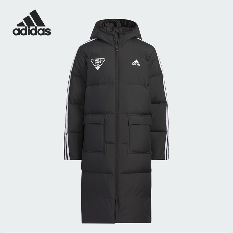 阿迪达斯正品大童保暖羽绒服