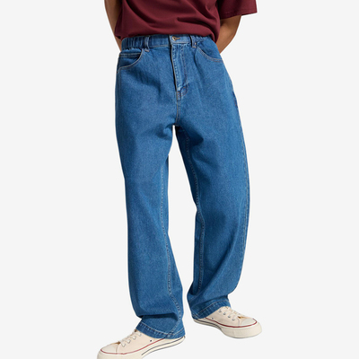 Converse/匡威正品新款男子宽松休闲直筒牛仔长裤10027289-A01