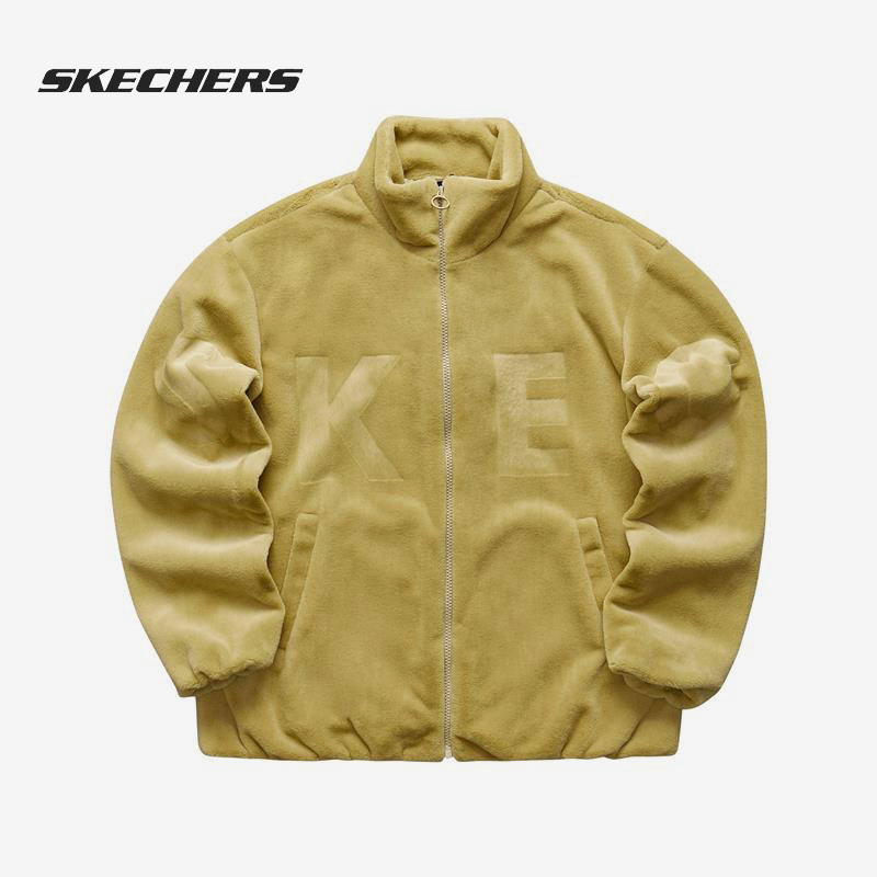 Skechers/斯凯奇正品当季新款女子抓绒运动夹克休闲外套