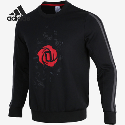 Adidas/阿迪达斯正品运动休闲男子印花加绒圆领卫衣GP4574