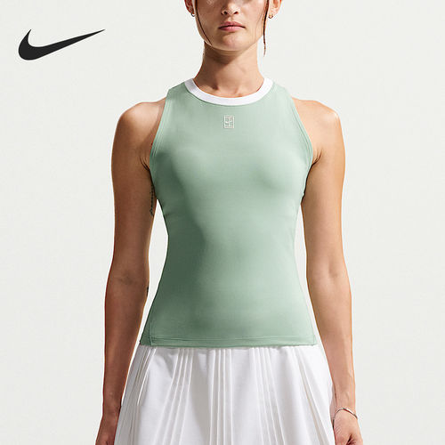 Nike/耐克正品Court Advantage 女士圆领背心T恤FZ6658-006