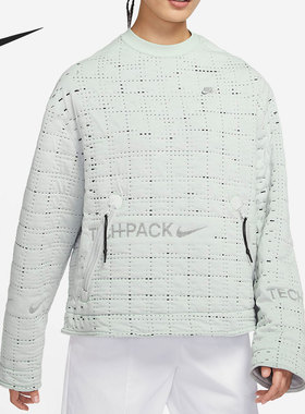 Nike/耐克正品女子舒适圆领针织透气休闲运动卫衣 DM6175-034