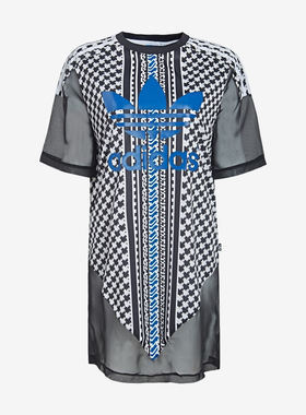 Adidas阿迪达斯正品三叶草系列女子休闲运动轻便舒适连衣裙AJ8542