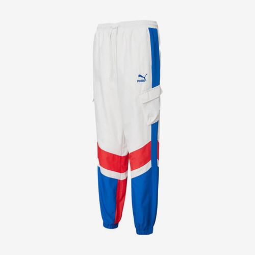 Puma/彪马正品运动女士拼接束脚工装复古休闲长裤532688-02
