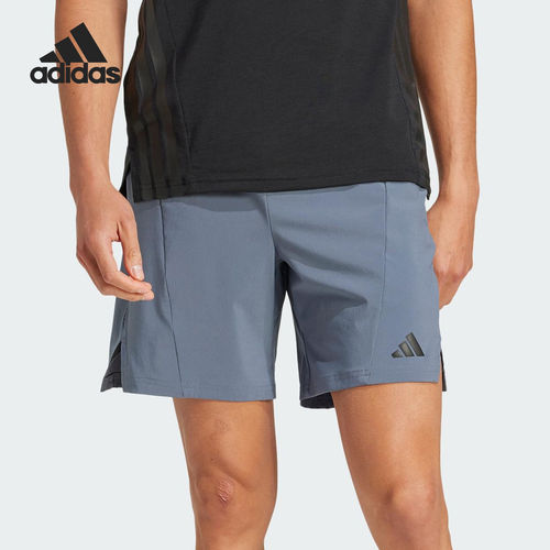 Adidas/阿迪达斯正品夏季男士运动健身训练简约短裤JI8136
