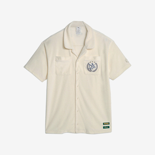 Puma/彪马 正品2023夏季新款男士潮流休闲运动短袖衬衫620883
