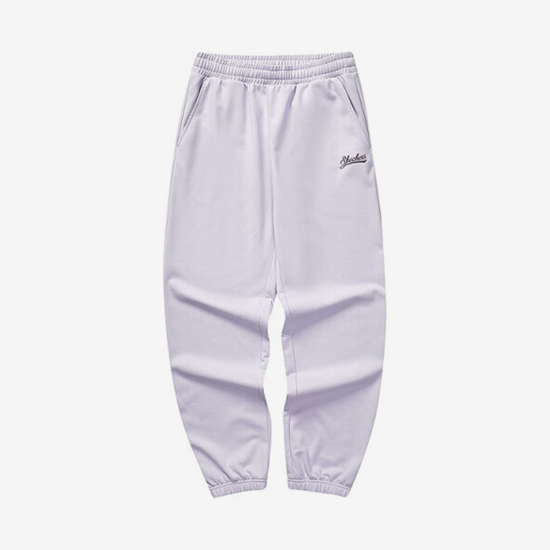 Skechers/斯凯奇正品新款女子简约时尚防风保暖针织运动长裤