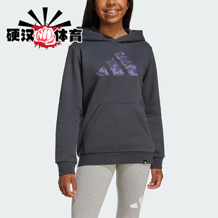 HD大童宽松复古针织卫衣套头衫 Adidas CAMO JV5207 阿迪达斯正品