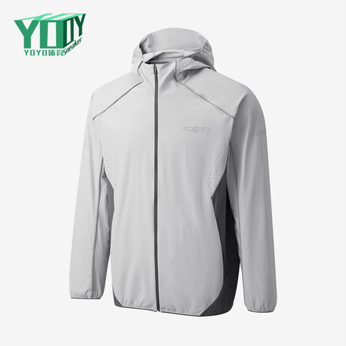 Adidas/阿迪达斯正品DRYWV连帽拉链长袖夹克经典男夹克外套KQ5301