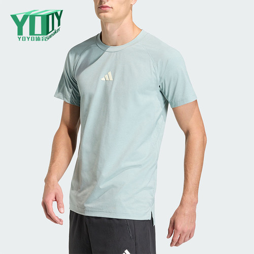 Adidas/阿迪达斯正品TRAINING T-SHIRT男士运动健身短袖T恤HZ9649