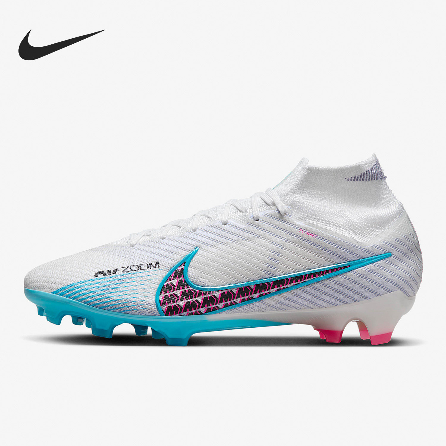 Nike/耐克 正品夏季男子刺客15高帮运动训练足球鞋DJ4977-146