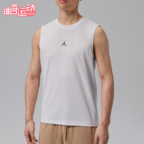 Nike/耐克正品JORDAN男士舒爽透气简约经典日常背心T恤IF0890-100