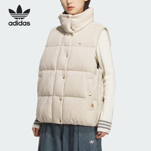 Adidas/阿迪达斯正品VEST DOWN女士保暖运动羽绒马甲KS6111